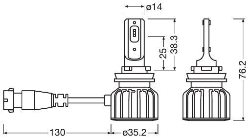 Pirnid Osram LEDriving HL Bright 64211DWBRT-2HFB hind ja info | Autopirnid | hansapost.ee