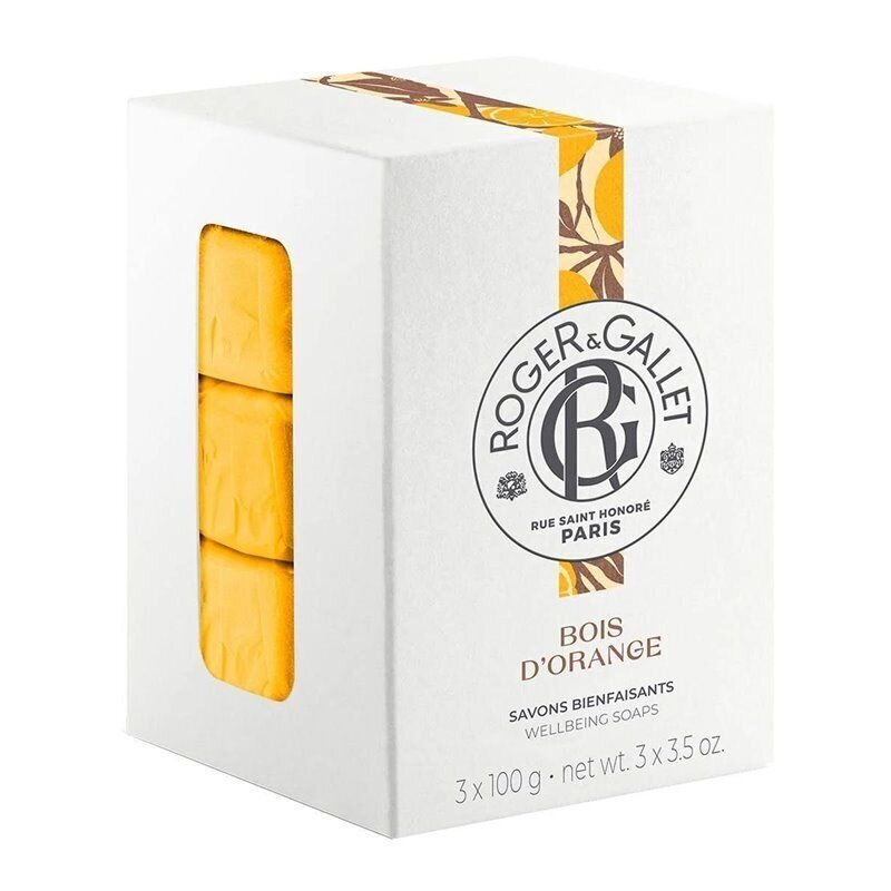 Kehaseebid Roger & Gallet Bois D'Orange, 3x100 g цена и информация | Seebid | hansapost.ee