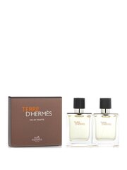 Набор Hermès Terre D'Hermes для мужчин, Туалетная вода EDT, 50 мл + Туалетная вода EDT, 50 мл цена и информация | Мужские духи | hansapost.ee