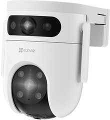 Ezviz H9C CS-H9c Двухлинзовая Уличная IP65 3MP 2K Умная Поворотно-наклонная 360 Камера MicroSD / Ночной режим Белый цена и информация | Камеры видеонаблюдения | hansapost.ee