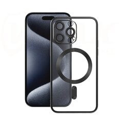 Vmax Electroplating Mag TPU case for iPhone 15 Pro 6,1" black цена и информация | Чехлы для телефонов | hansapost.ee