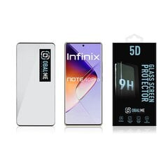 OBAL:ME 5D Glass Screen Protector for Infinix Note 40 Pro Black цена и информация | Защитные пленки для телефонов | hansapost.ee