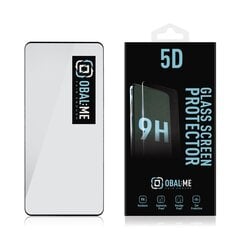 OBAL:ME 5D Glass Screen Protector for Motorola Edge 50 Fusion Black цена и информация | Защитные пленки для телефонов | hansapost.ee