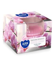 Aura lõhnaküünal Delicate Blossom 80 g hind ja info | Küünlad, küünlajalad | hansapost.ee