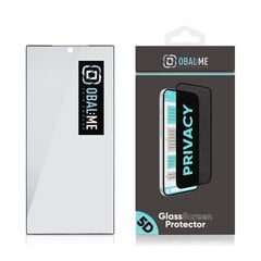 OBAL:ME Privacy 5D Glass Screen Protector for Samsung Galaxy S24 Ultra Black цена и информация | Защитные пленки для телефонов | hansapost.ee