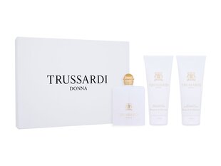 Trussardi Donna Set 100ml Perfume Spray + 200ml Body Lotion + 200ml Shower Gel цена и информация | Женские духи | hansapost.ee