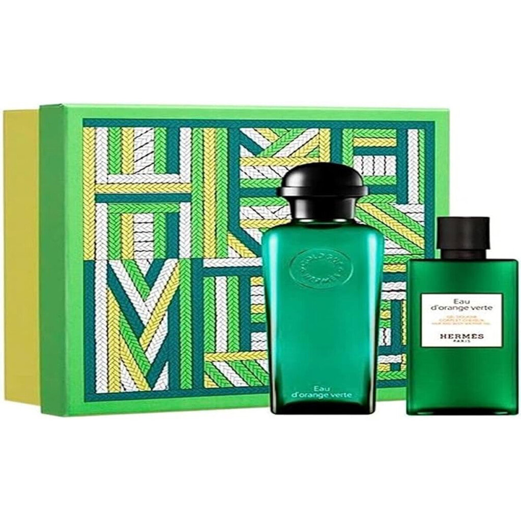 Komplekt Hermes Eau d´Orange Verte naistele/meestele: Köln EDC, 100 ml + dušigeel, 80 ml hind ja info | Parfüümid naistele | hansapost.ee