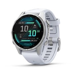 Garmin fēnix® 8 – 43мм AMOLED Silver with Whitestone silicone band цена и информация | Смарт-часы | hansapost.ee