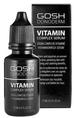 Niisutav näoseerum Gosh Donoderm Vitamin Complex 15 ml цена и информация | GOSH Для ухода за лицом | hansapost.ee
