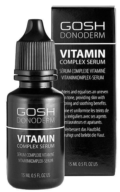 Niisutav näoseerum Gosh Donoderm Vitamin Complex 15 ml цена и информация | Näoõlid, ampullid ja seerumid | hansapost.ee