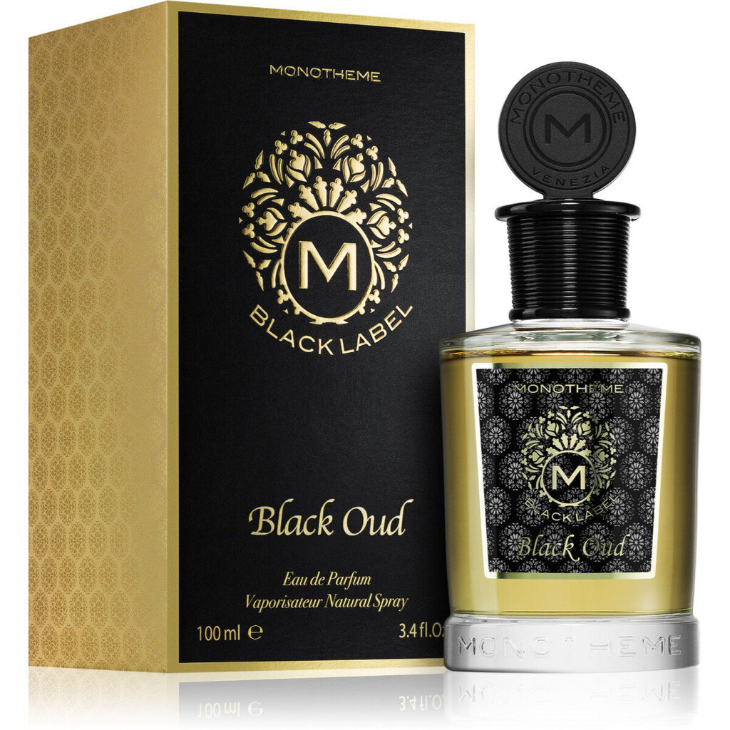 Parfüümvesi Monotheme Black Label Black Oud EDP meestele, 100 ml hind ja info | Parfüümid meestele | hansapost.ee