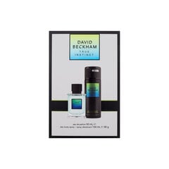 Komplekt David Beckham True Instinct meestele: Lõhnavesi EDP, 50 ml + Pihustatav deodorant, 150 ml цена и информация | Мужские духи | hansapost.ee