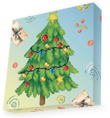 Teemantmosaiik Merry christmas tree, 28x28 cm price and information | Diamond painting kits | hansapost.ee