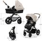 Sportlik vanker Kinderkraft Moov 2 Air 3in1, Light Grey цена и информация | Vankrid, jalutuskärud | hansapost.ee