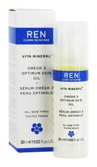 Niisutav näoõli Ren Vita Mineral Omega 3 Optimum Skin 30 ml hind ja info | Näoõlid, ampullid ja seerumid | hansapost.ee