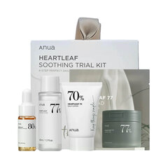 Naha hoolduse komplekt Anua Heartleaf Soothing Trial Kit hind ja info | Näoõlid, ampullid ja seerumid | hansapost.ee