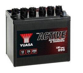 YUASA Garden 26Ah 250A 12V aku aiale, muruniidukitele hind ja info | Autoakud | hansapost.ee