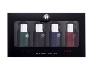 Tualettvee komplekt Alfa Romeo Green EDT meestele, 4x15 ml hind ja info | Parfüümid naistele | hansapost.ee