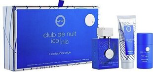 Komplekt Armaf Club De Nuit Blue Iconic naistele: Lõhnavesi EDP, 105 ml + dušigeel, 100 ml + pulkdeodorant, 75 g hind ja info | Parfüümid meestele | hansapost.ee