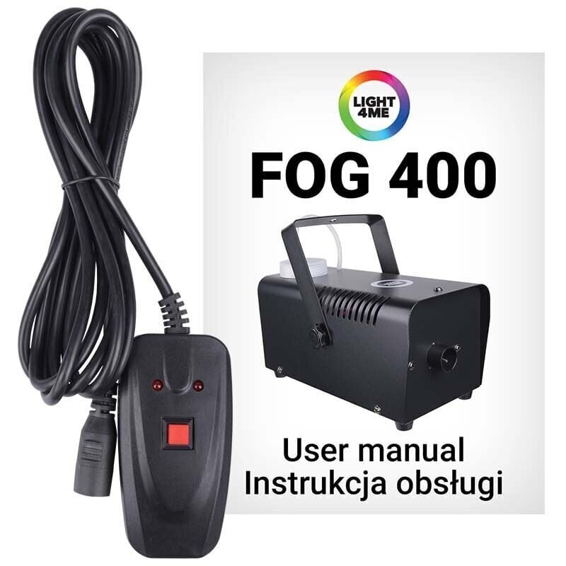 Udugeneraator Light4me fog 400 hind ja info | Peokaunistused ja dekoratsioonid | hansapost.ee