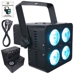 Light4Me Quadro PAR 4x15W RGBW цена и информация | Праздничные декорации и посуда | hansapost.ee