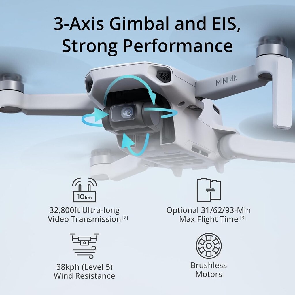 DJI Mini 4K Fly more Combo hind ja info | Droonid | hansapost.ee