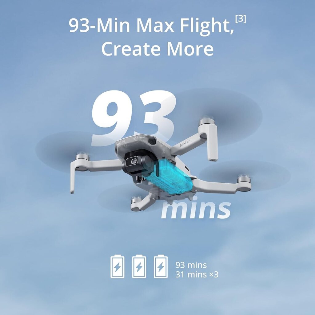 DJI Mini 4K Fly more Combo цена и информация | Droonid | hansapost.ee