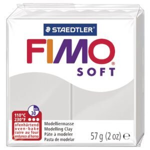 Polümeersavi Soft 57g hall, Fimo /6 цена и информация | Kunstitarbed, voolimise tarvikud | hansapost.ee