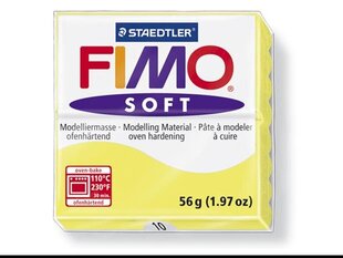 Polümeersavi Soft 57g sidrunikollane, Fimo /6 hind ja info | Kunstitarbed, voolimise tarvikud | hansapost.ee