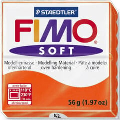 Polümeersavi Soft 57g oranž, Fimo /6 цена и информация | Принадлежности для рисования, лепки | hansapost.ee