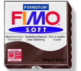 Моделин Fimo Soft шоколад (Chocolate) 56г цена и информация | Принадлежности для рисования, лепки | hansapost.ee