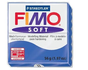 Моделин Fimo Soft синий(Brilliant blue) 56г цена и информация | Принадлежности для рисования, лепки | hansapost.ee