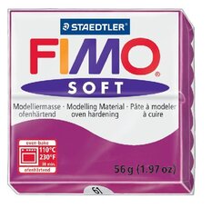 Моделин Fimo Soft фиолетовый (Purple) 56г цена и информация | Принадлежности для рисования, лепки | hansapost.ee