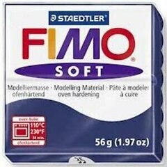 Моделин Fimo Soft Windsor blue, 56 гр., синий цена и информация | Принадлежности для рисования, лепки | hansapost.ee