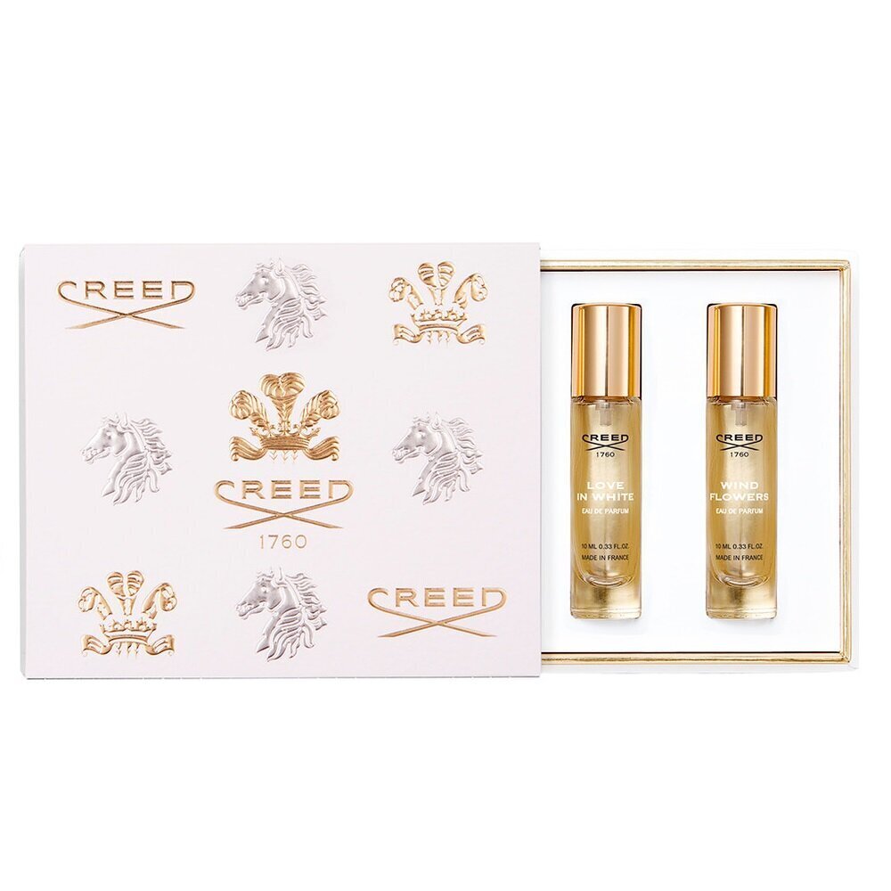 Komplekt Creed Aventus naistele: parfüümvesi EDP, 10 ml + pihusti Wind Flowers EDP, 10 ml + pihusti Love in White EDP, 10 ml hind ja info | Parfüümid naistele | hansapost.ee