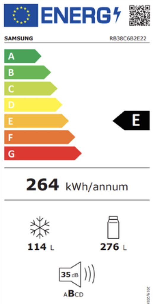 Samsung RB38C6B2E22/EF цена и информация | Külmkapid-külmikud | hansapost.ee