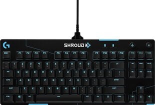 Logitech G Pro X Shroud Edition, GX Red, US цена и информация | Клавиатура с игровой мышью 3GO COMBODRILEW2 USB ES | hansapost.ee