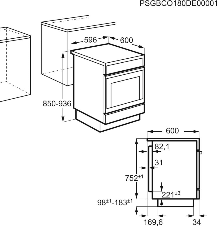 Electrolux eraldiseisev induktsioonpliit LKI66440NX, roostevaba teras hind ja info | Elektripliidid | hansapost.ee