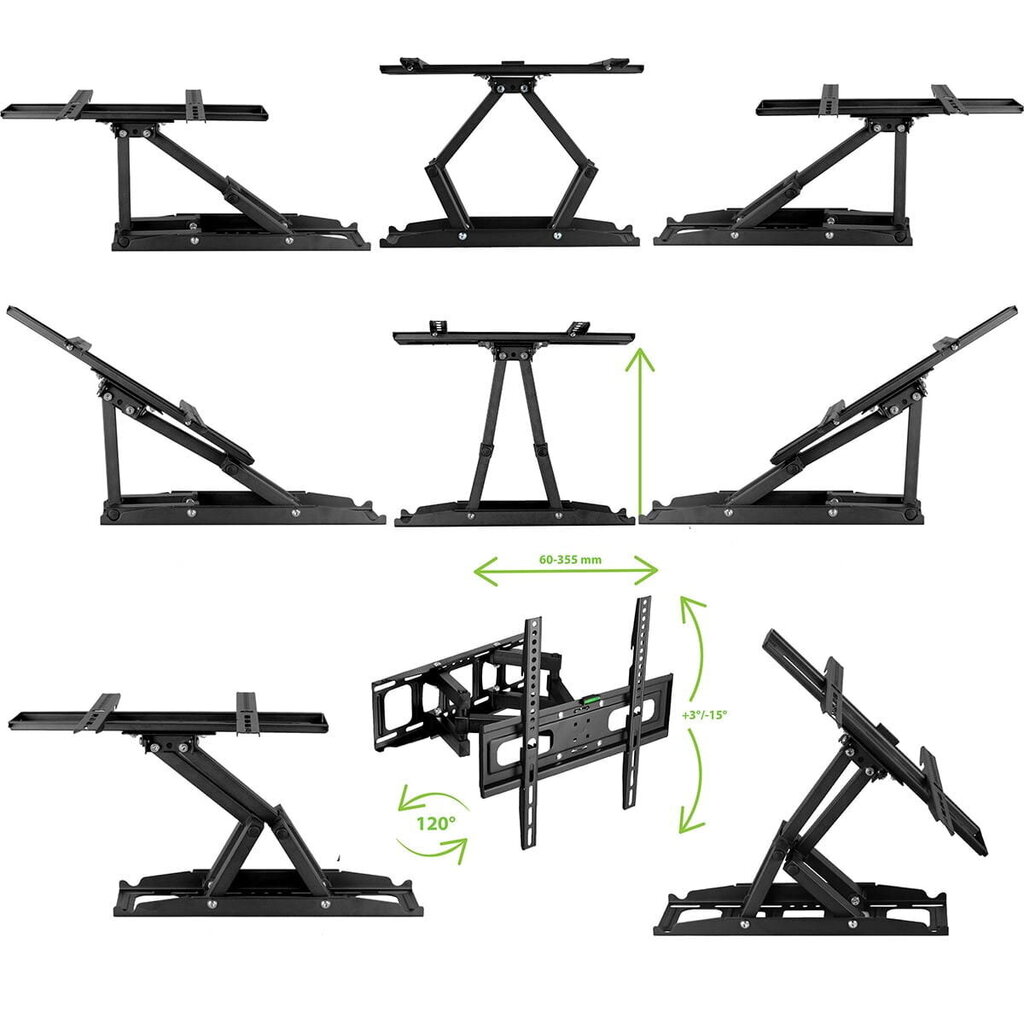 King Mount KG-1030 Texas 32-70" цена и информация | Teleri seinakinnitused ja hoidjad | hansapost.ee