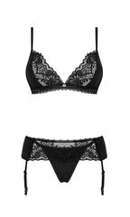 Seksikas pesukomplekt Obsessive, must price and information | Sexy lingerie for women | hansapost.ee