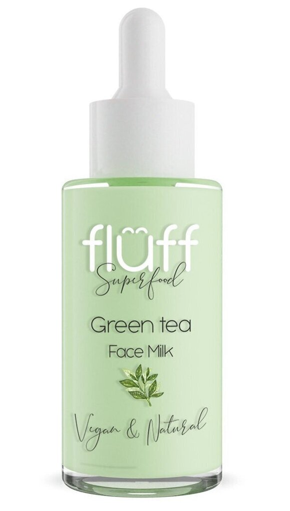 Matistav näopiim - seerum Fluff Green Tea 40 ml hind ja info | Näoõlid, ampullid ja seerumid | hansapost.ee