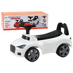 Tõukeauto QX-3396 Lean Toys, valge цена и информация | Игрушки для малышей | hansapost.ee