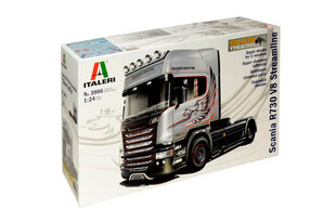 Пластиковая сборная модель Italeri Scania R730 V8 Streamline „Silver Griffin“, 3906 цена и информация | Italeri Товары для детей и младенцев | hansapost.ee