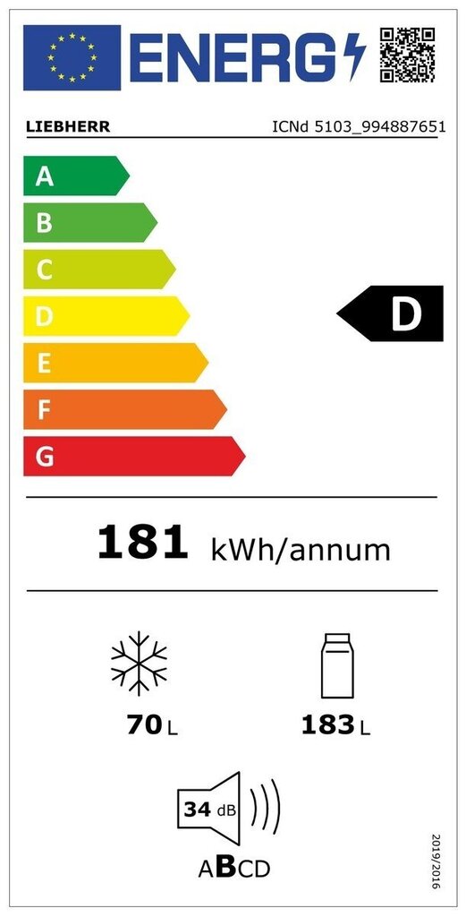 Liebherr ICNd 5103 price and information | Külmkapid-külmikud | hansapost.ee