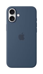 Apple iPhone 16 Plus Silicone Case with MagSafe Denim MYYA3ZM/A hind ja info | Telefonide kaitsekaaned ja -ümbrised | hansapost.ee