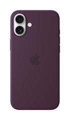 iPhone 16 Plus Silicone Case with MagSafe Plum MYYD3ZM/A цена и информация | Чехлы для телефонов | hansapost.ee