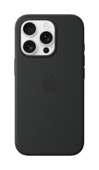 MYYJ3ZM/A iPhone 16 Pro Silicone Case with MagSafe, Black hind ja info | Telefonide kaitsekaaned ja -ümbrised | hansapost.ee