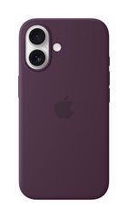 MYY43ZM/A iPhone 16 Silicone Case with MagSafe, Plum hind ja info | Telefonide kaitsekaaned ja -ümbrised | hansapost.ee