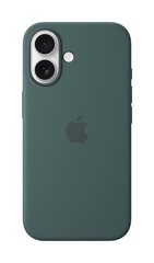 Apple iPhone 16 Silicone Case with MagSafe Lake Green MYY83ZM/A hind ja info | Telefonide kaitsekaaned ja -ümbrised | hansapost.ee