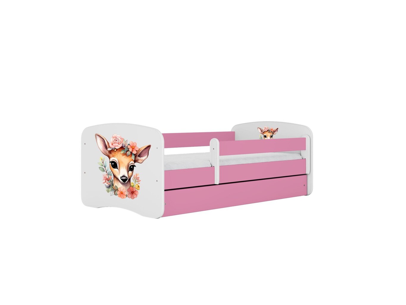 Lastevoodi ilma madratsita/sahtliga Kocot Kids BabyDreams Pink bambi, roosa цена и информация | Lastevoodid | hansapost.ee